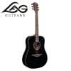Guitare Folk tramontane LAG GLA T100D Black