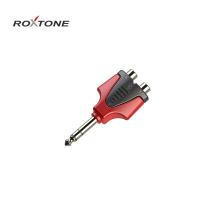 Adaptateur 2 Rca Femelle vers jack 6,35 Roxtone
