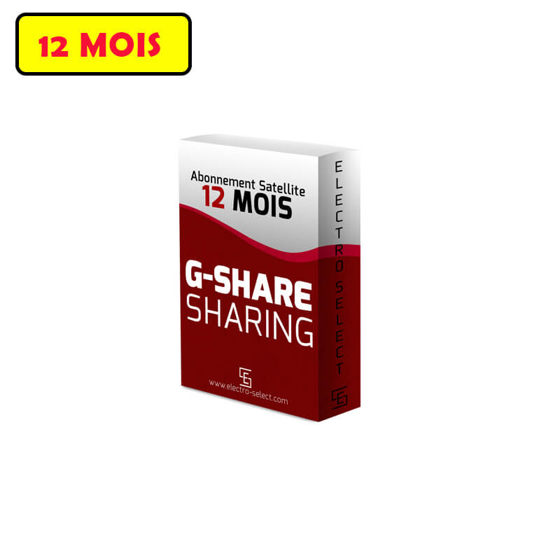 abonnement sharing Gshare 12 mois