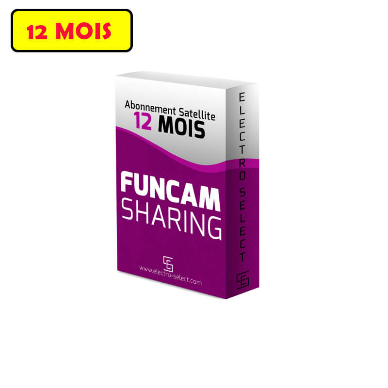 abonnement sharing Funcam12 mois