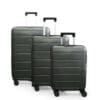 Lot de 3 valise en carbone NEW STYLE Vert