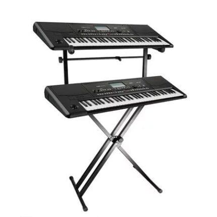 Support X Double pour Clavier orgue KS18