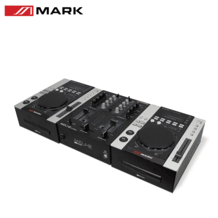 Pack DJ MARK DJ BOX : 2 lecteurs CD, mixeur 2 voies et flight case