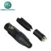 Fiche XLR femelle 5 pôles noire NEUTRIK NC5FXX-BAG