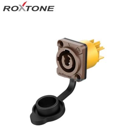 Embase powerkon 4 pôles male ROXTONE RAC3MPI-WP