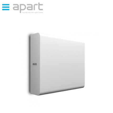Subwoofer passif Apart SUBLIME-W blanc 2 x 6,5 pouces : vue de trois quarts