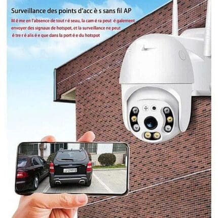 Caméra de surveillance extérieur wifi 360