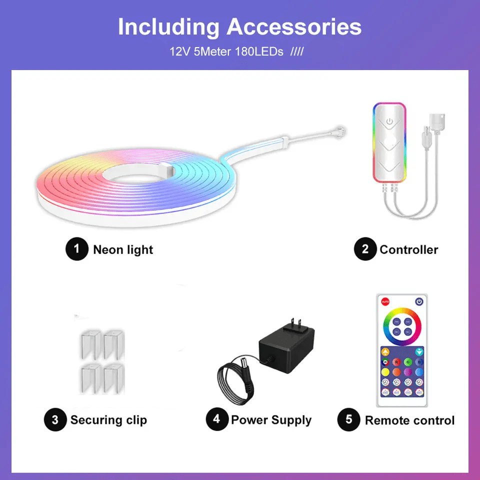 Bande lumineuse Néon LED en silicone 4 Bande lumineuse Néon LED en silicone – Image 4