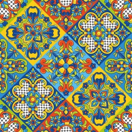 Carreaux Adhésifs Mural Autocollant en PVC 30CM*30CM - Color: MEXICAIN