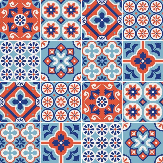 Carreaux Adhésifs Mural Autocollant en PVC 30CM*30CM - Color: PORTUGAL 1 Carreaux Adhésifs Mural Autocollant en PVC 30CM*30CM - Color: PORTUGAL