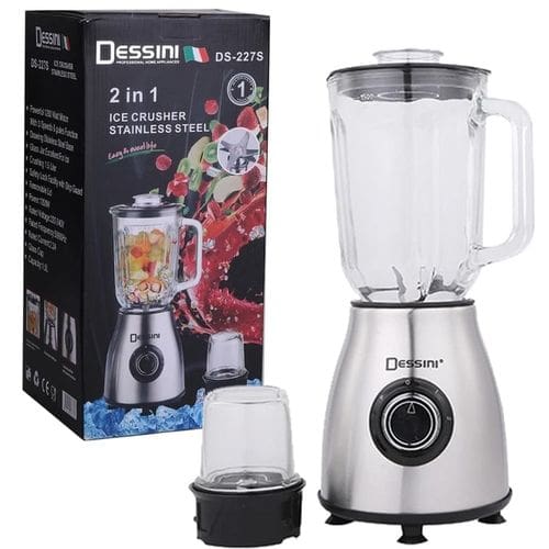 Dessini Blender 2en1 - en Verre 1.5L - 1200 W 1 Dessini Blender 2en1 - en Verre 1.5L - 1200 W