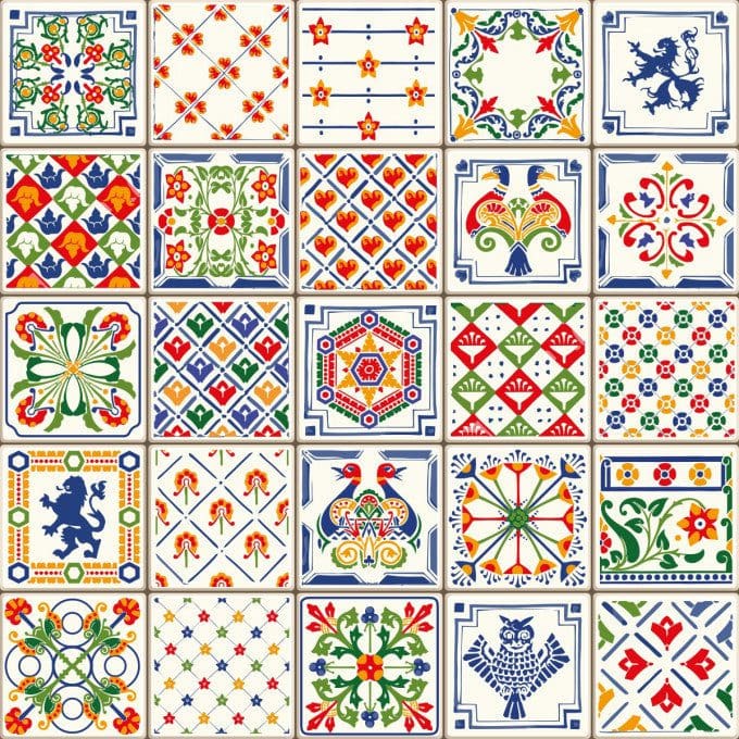 Carreau PVC autocollant BOSS TAPE floral 30x30 cm 1 Carreau PVC autocollant BOSS TAPE floral 30x30 cm