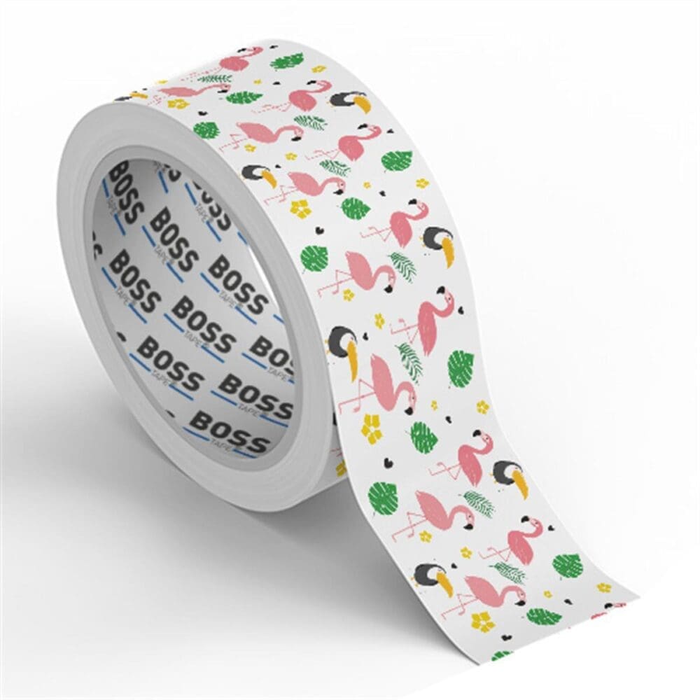 Ruban adhésif décoratif BOSS TAPE FLAMINGO 45mmx25m 3 Ruban adhésif décoratif BOSS TAPE FLAMINGO 45mmx25m – Image 3