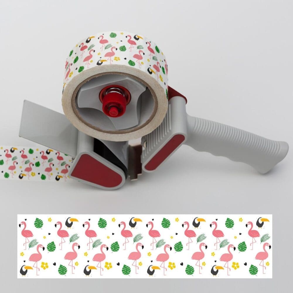 Ruban adhésif décoratif BOSS TAPE FLAMINGO 45mmx25m 4 Ruban adhésif décoratif BOSS TAPE FLAMINGO 45mmx25m – Image 4