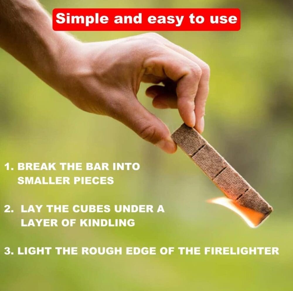 Allumeur en bois pour barbecue (24 pcs) 3 Allumeur en bois pour barbecue (24 pcs) – Image 3