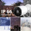 Caméra IP Wifi pour l'extérieur - Étanche - 1080P 2MP