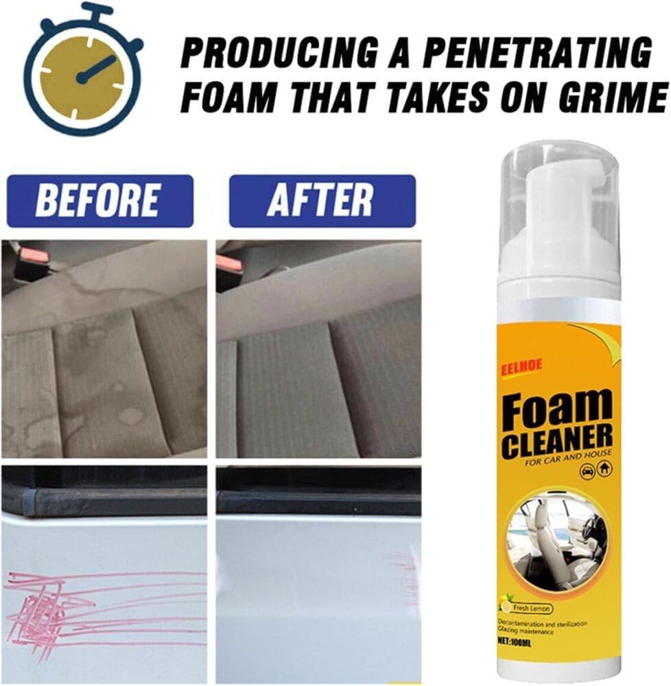 Foam Cleaner – Mousse Nettoyante Multi-Usages 3 Foam Cleaner – Mousse Nettoyante Multi-Usages – Image 3