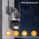 Caméra WiFi iCSee 6MP – Double Objectif Pan Tilt – Image 7