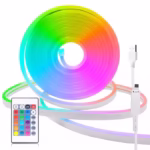 Bande LED 5M RGB Étanche avec Télécommande IP65 Flexible – Image 2