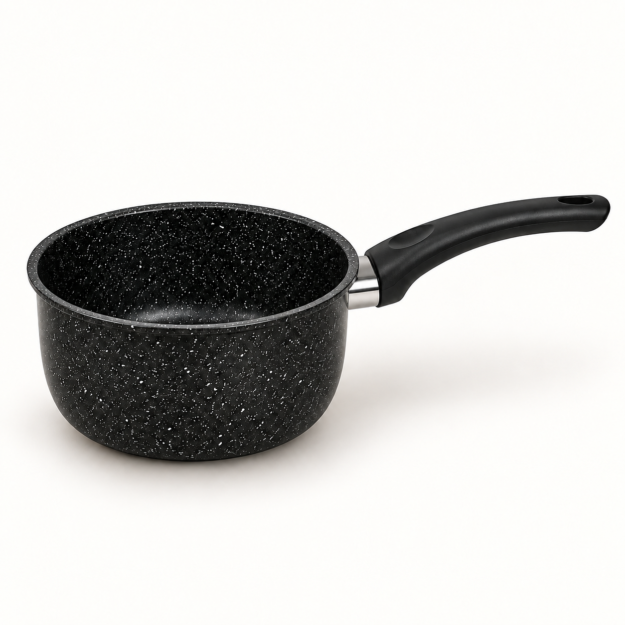 Pack Cook'Art 5 Pièces Faitout & Crêpière – Noir 5 Casserole Cook'Art granite noir 16 cm