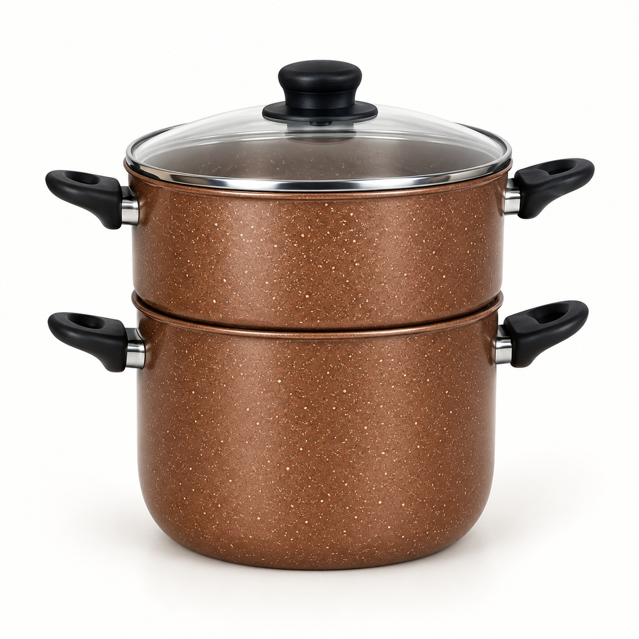 Pack Cook'Art Couscoussier 10 Pièces – Marron 2 Couscoussier Cook'Art granite marron 6 L