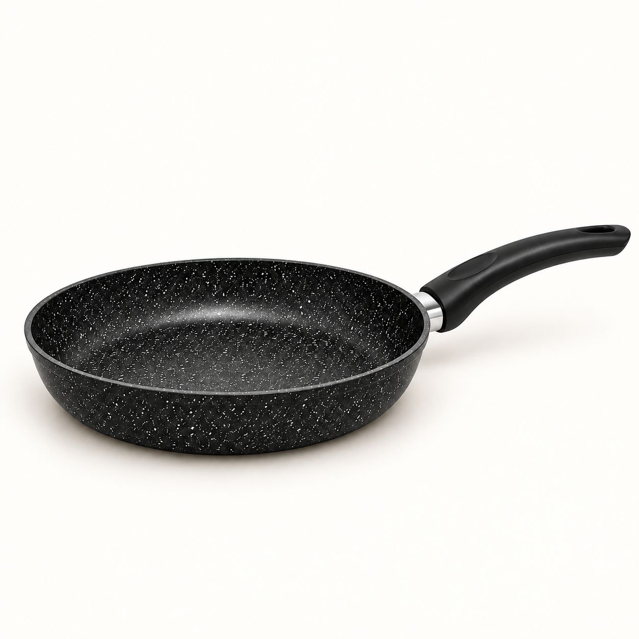 Pack Cook'Art Couscoussier 6 L 7 Pièces Faitout 24 & Poêle 28 – Noir 4 Poêle Cook'Art Granite noir