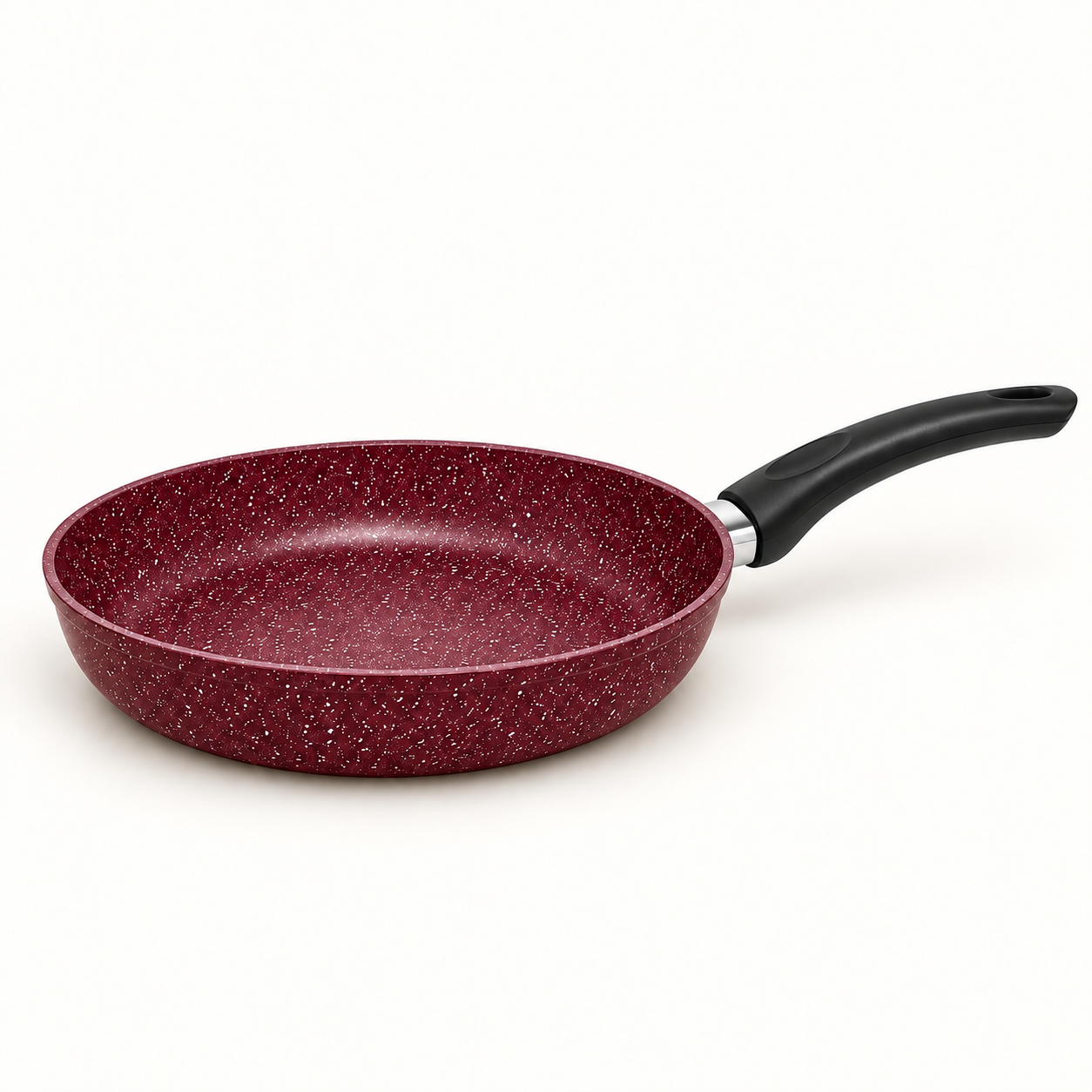 Pack Cook'Art 8 Pièces Marmite 6L & Faitouts – Rouge 5 Poêle Cook'Art granite rouge bordeaux 24 cm