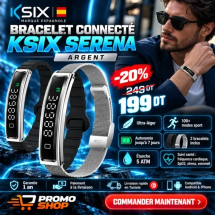 Bracelet Connecté KSIX Serena - Argent