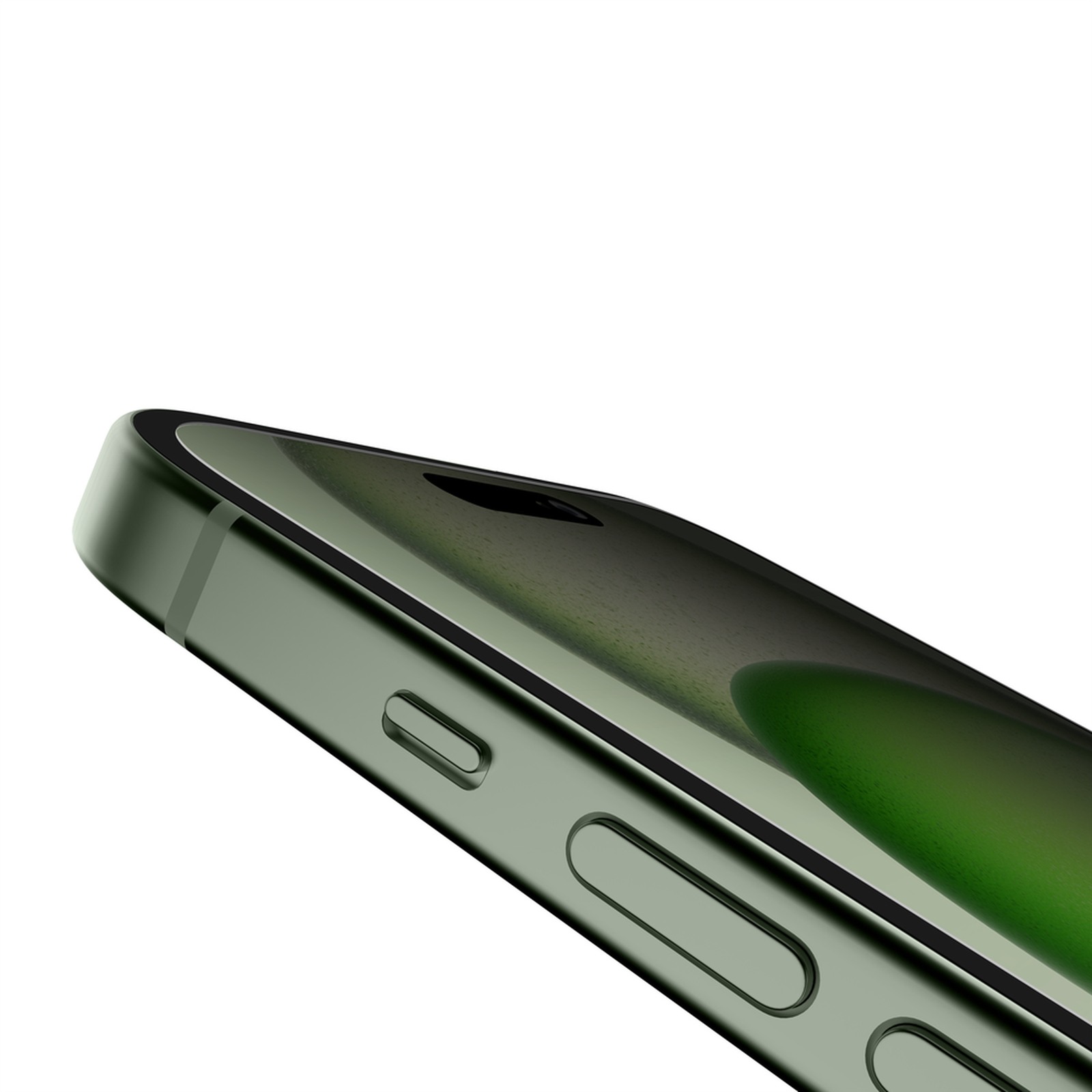 Protection d'écran Belkin Privacy iPhone 15 Plus 4 Protection d'écran Belkin Privacy iPhone 15 Plus : bord de l'écran protégé par le verre