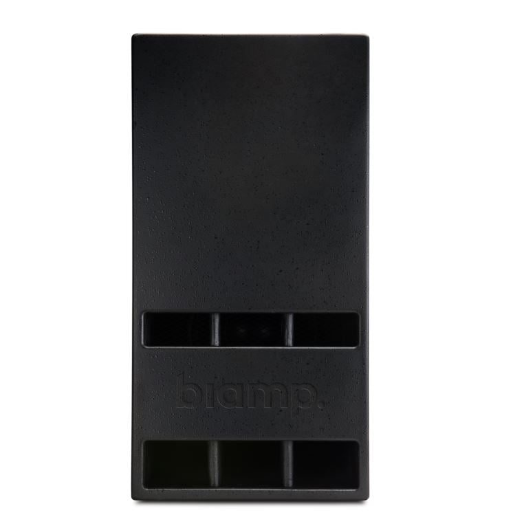 Subwoofer passif 2 x 10 pouces Biamp SUB2400-BL noir 1 Subwoofer passif 2 x 10 pouces Biamp SUB2400-BL noir : vue de face