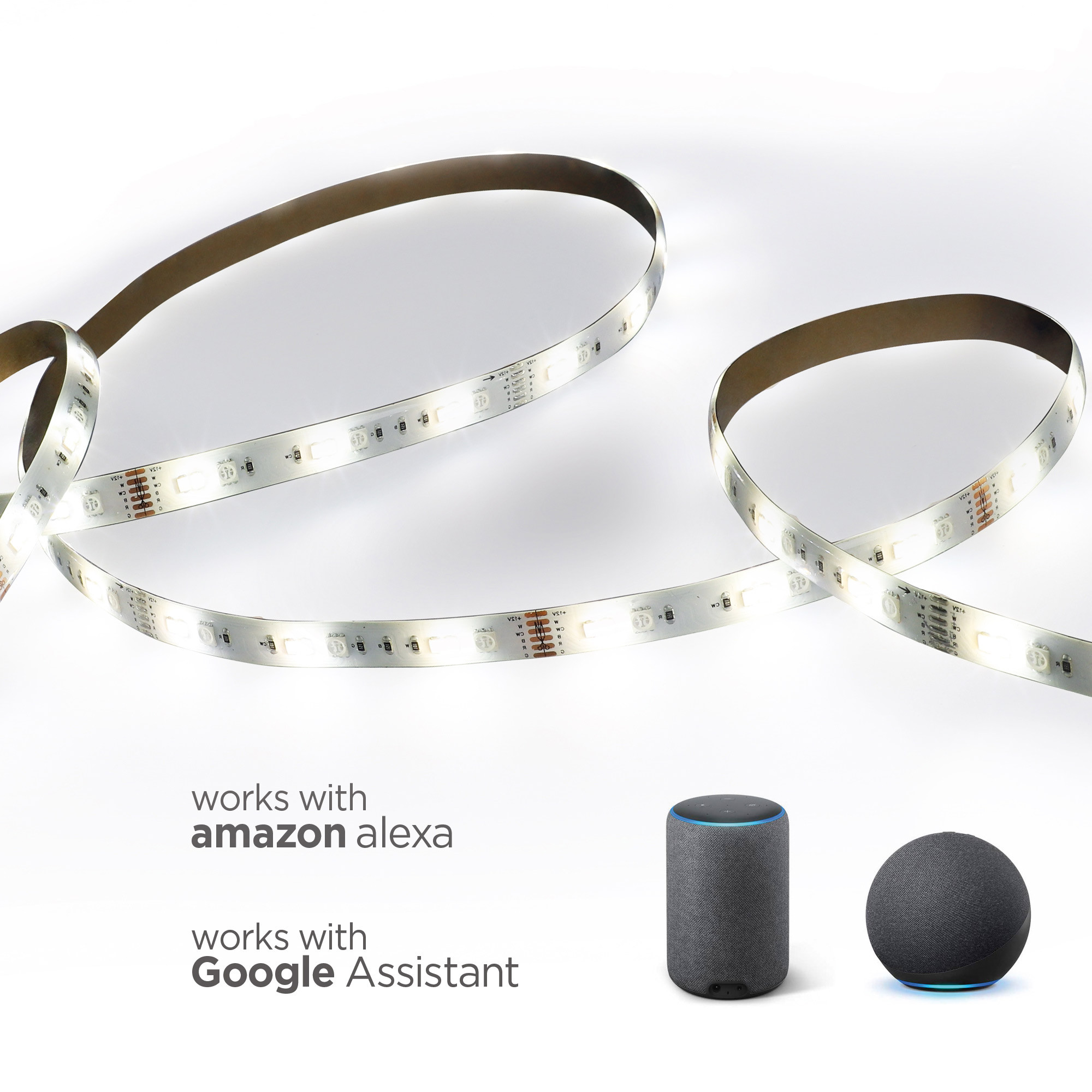 Bande LED SmartLED KSIX BXLEDST5M21, 5 m, WiFi 3 Bande LED SmartLED KSIX BXLEDST5M21, 5 m, WiFi : compatible Alexa et Google Assistant