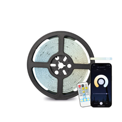 Bande LED SmartLED KSIX BXLEDST5M21, 5 m, WiFi : bande LED, télécommande et application