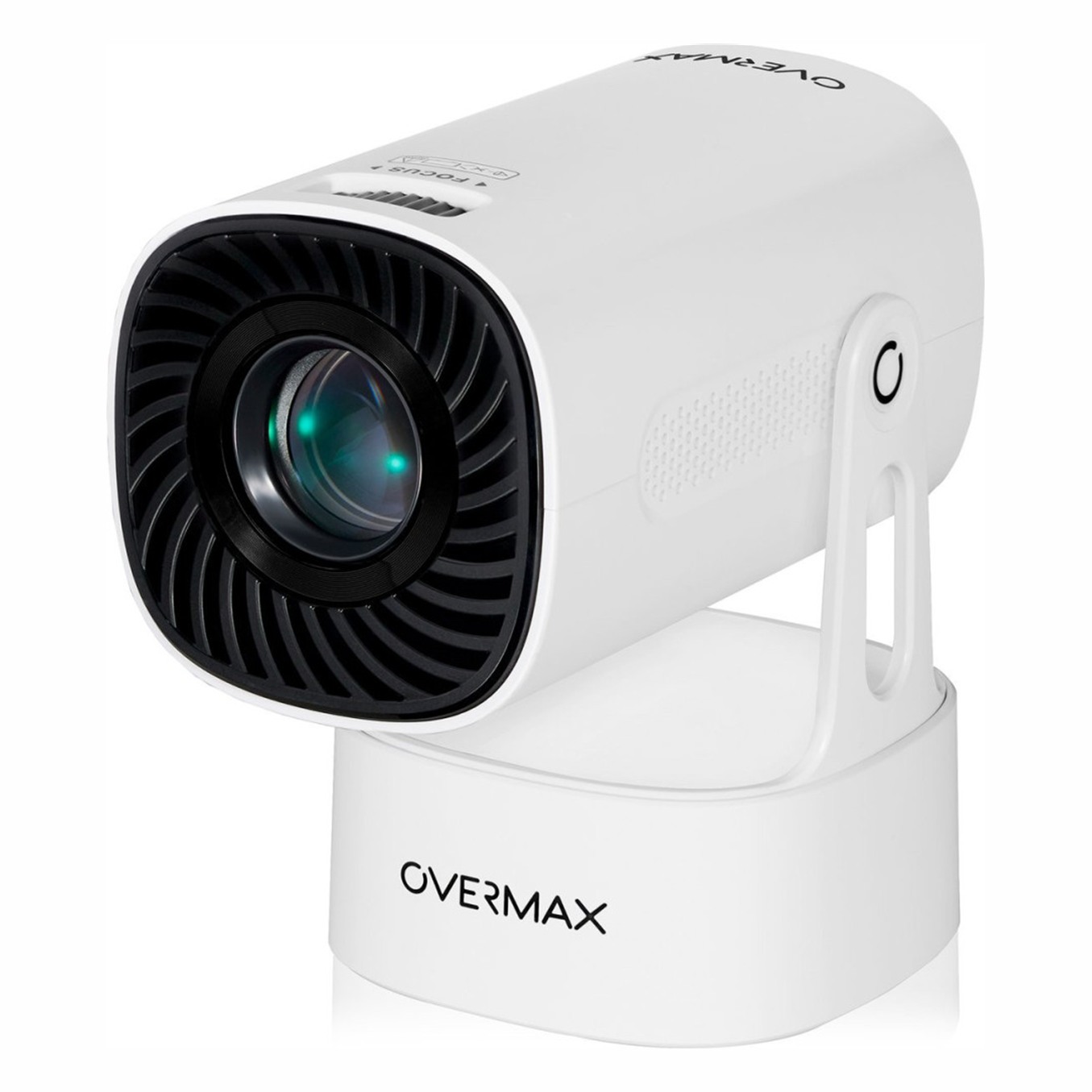 Vidéoprojecteur Overmax Multipic EZ, Android 11 4 Vidéoprojecteur Overmax Multipic EZ, Android 11 : dessus du projecteur avec la molette de mise au point
