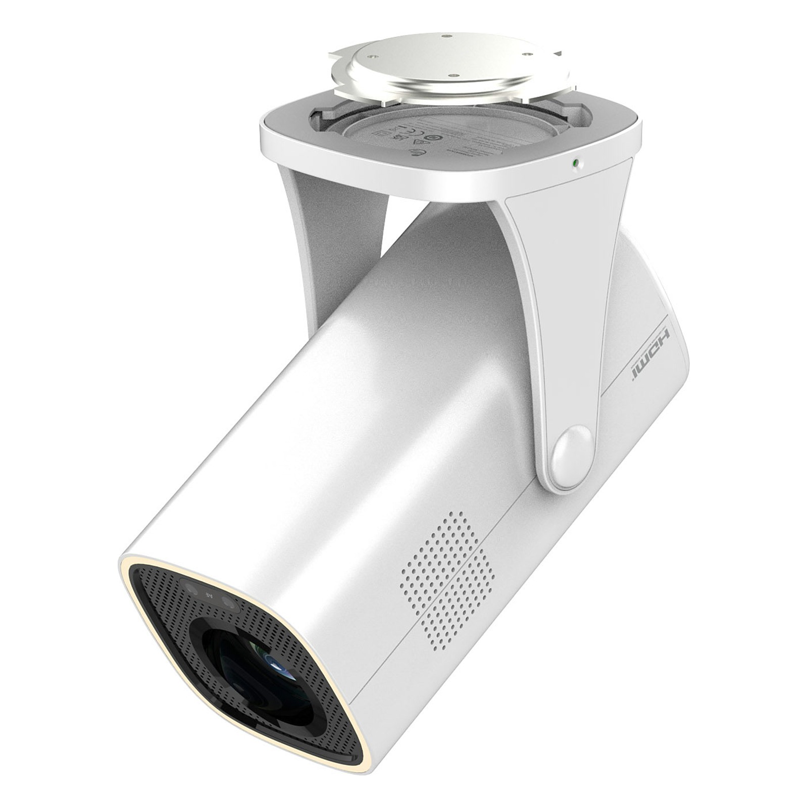 Vidéoprojecteur Philips NeoPix 230 Smart 5 Vidéoprojecteur Philips NeoPix 230 Smart : projecteur blanc incliné vers le bas sur son socle