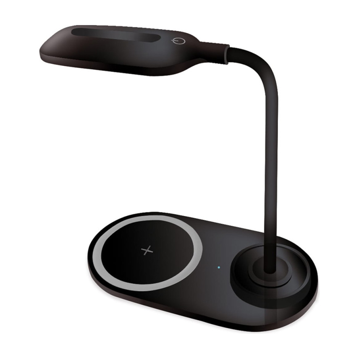 Lampe de bureau Platinet PDL1930B, chargeur sans fil 5 Lampe de bureau Platinet PDL1930B, chargeur sans fil : base avec la zone de charge sans fil